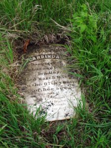 BRADLEY, Clarrinda W., died 9 Mar 1882 - In the 67 year of her age.